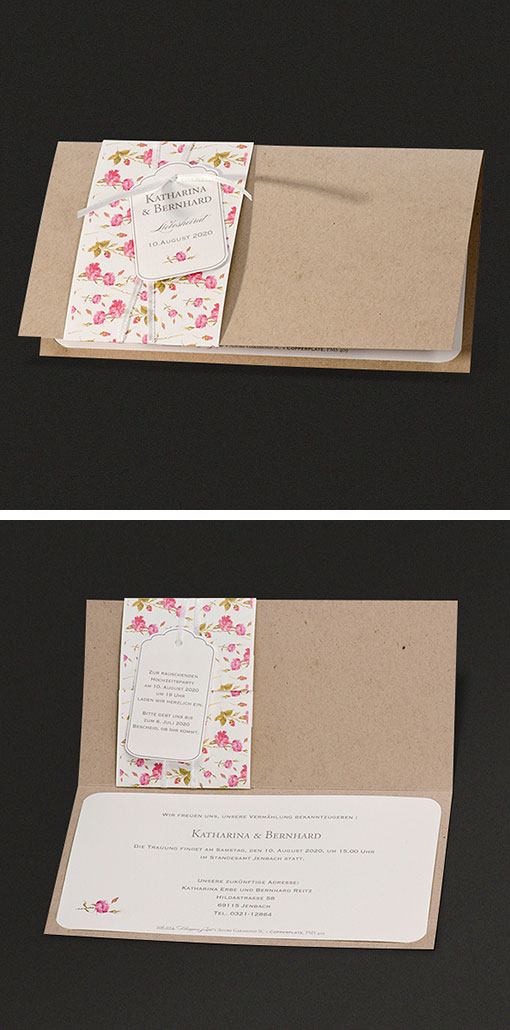 Hochzeitseinladungen Schmuckbild