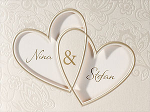 Detail der beiden Herzen – vergrößerte Abbildung Detailaufnahme der zwei Herzen