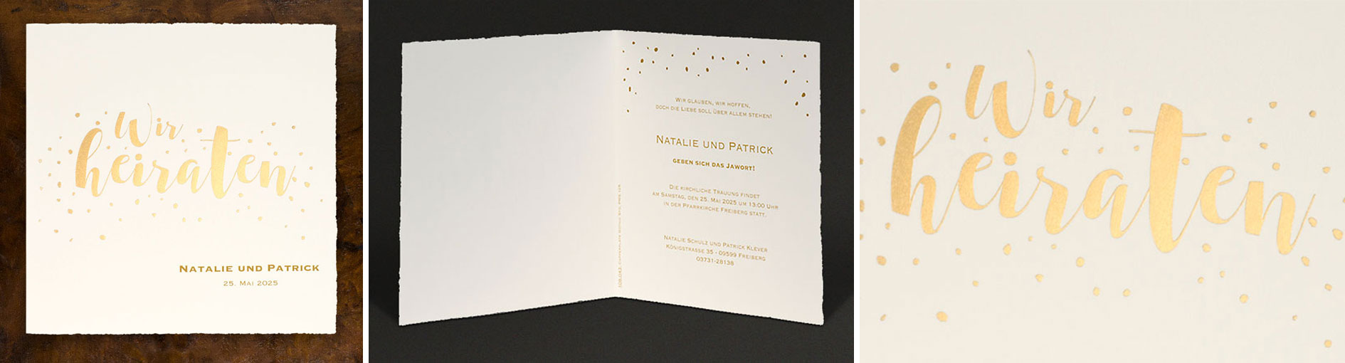 Hochzeitseinladungen  Schmuckbild