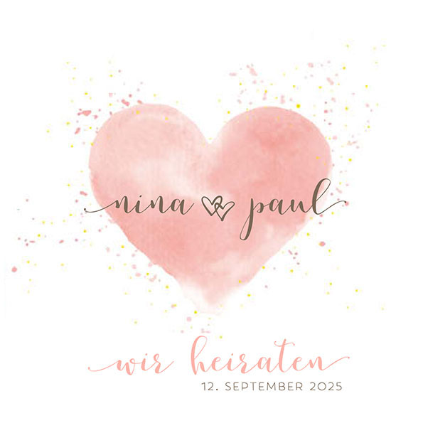 Hochzeitseinladungen Schmuckbild