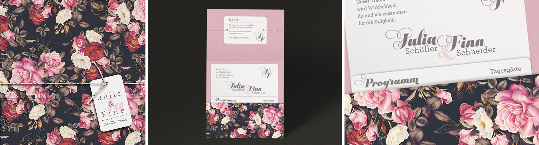 Hochzeitseinladungen  Schmuckbild