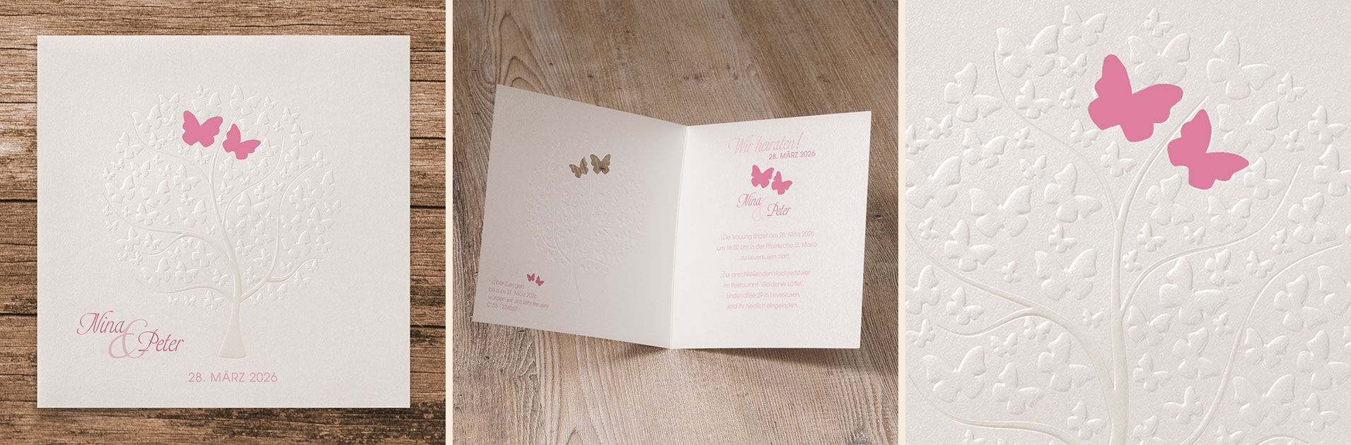 Hochzeitseinladungen Schmuckbild