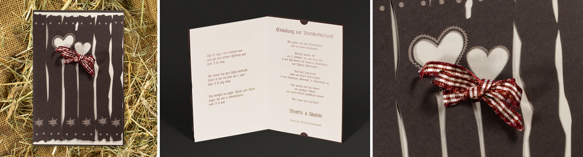 Hochzeitseinladungen  Schmuckbild