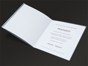 Deutsch-englische Hochzeitseinladungen - Detail 2 – vergrößerte Abbildung Deutsch-englische Hochzeitseinladungen - Detail 2