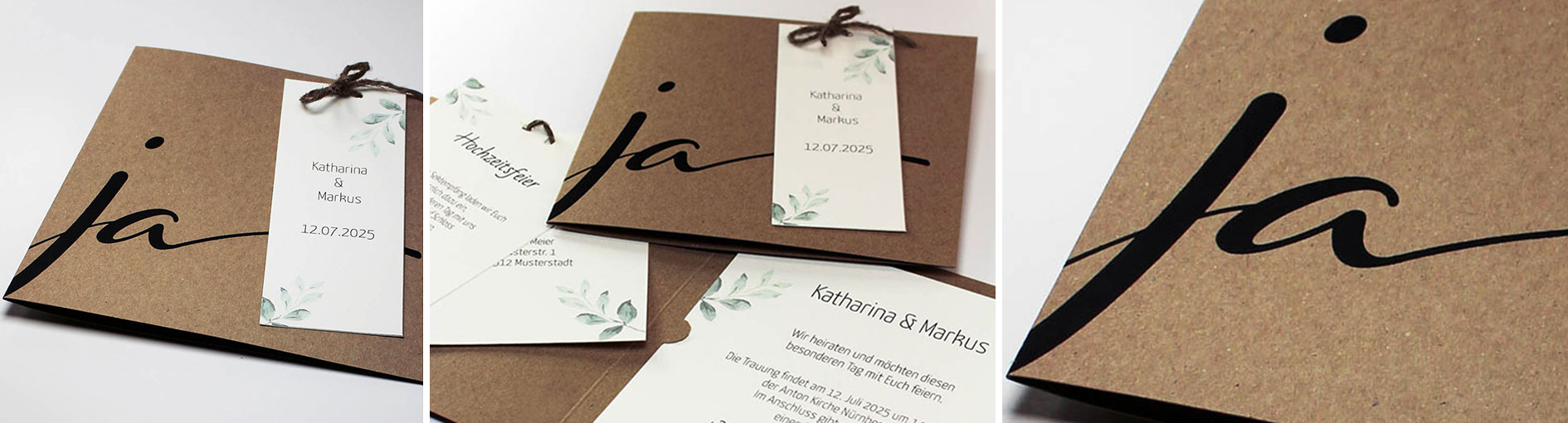 Hochzeitseinladungen  Schmuckbild