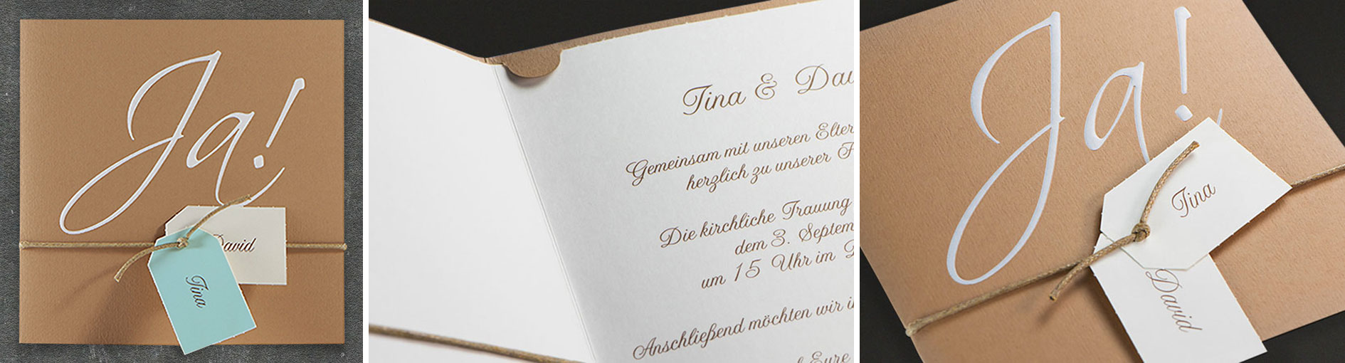 Hochzeitseinladungen  Schmuckbild