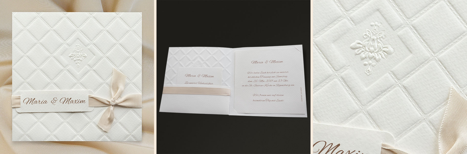 Hochzeitseinladungen Schmuckbild