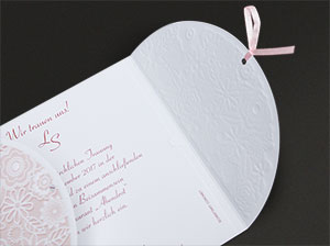 Vergrößerte Abbildung Ansicht der Prägungen