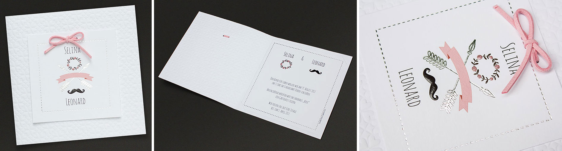 Hochzeitseinladungen  Schmuckbild