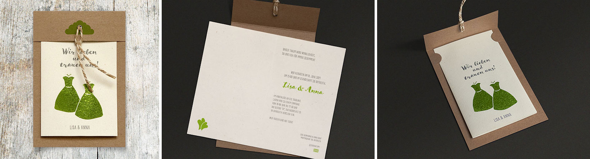 Hochzeitseinladungen  Schmuckbild